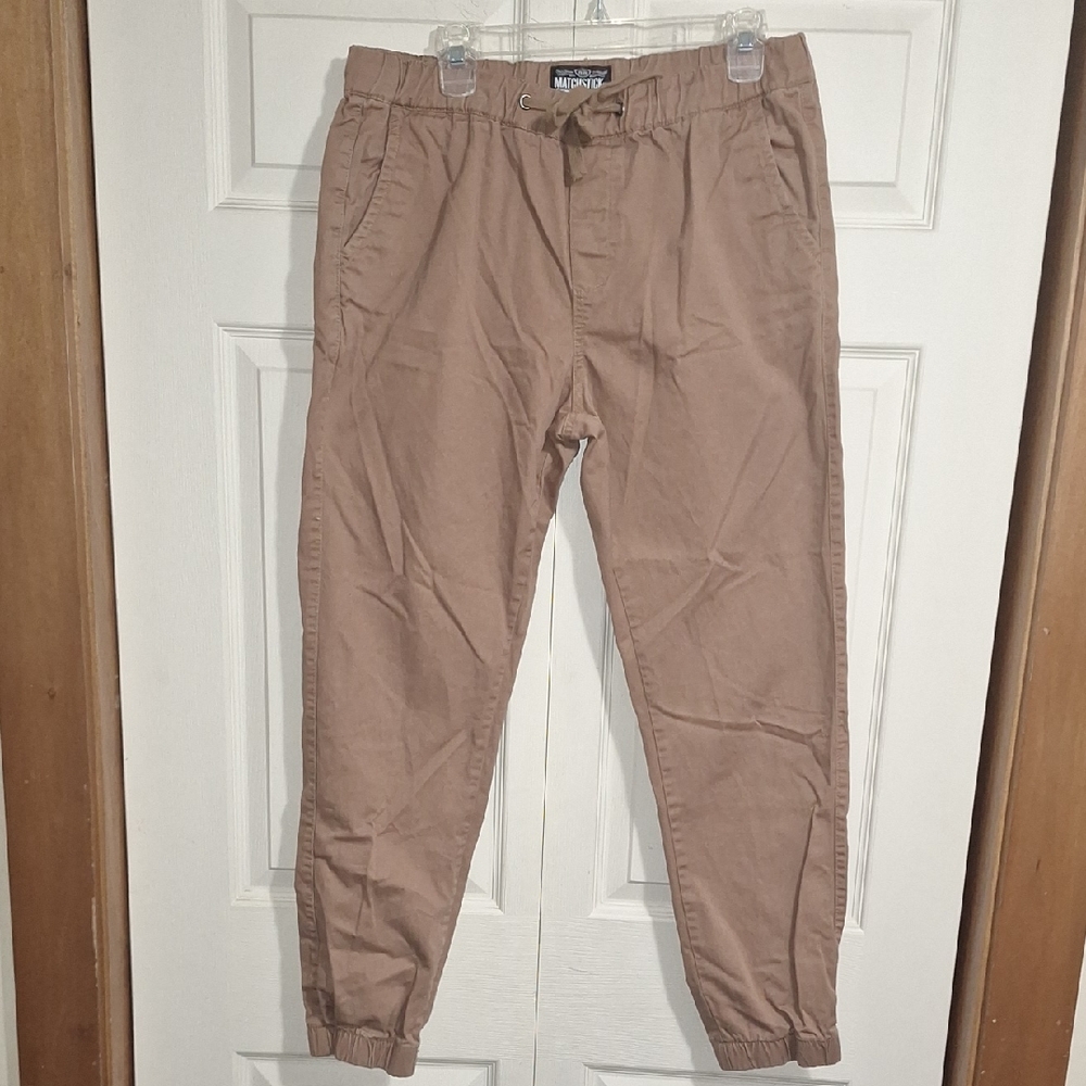 Matchstick Joggers - XL - Tan Brown